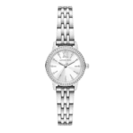 Michael Kors Women’s Quartz Silver Stainless Steel Silver Dial 26mm Watch MKO1171