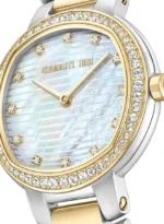 Bellegra Analog White Mop Watch For Women Sapphire Coated Curve Glass And Stainless Steel Bracelet 32mm Water Resistant 5 ATM - CIWLG0043701 - Image 2