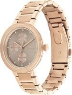 Tommy Hilfiger Analogue Multifunction Quartz Watch for Women with Carnation Gold Colored Stainless Steel Bracelet - 1782533 - Image 4