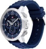 Tommy Hilfiger Men's Stainless Steel Case and Silicone Strap Watch - Image 3
