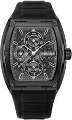 Police Watches Creed Mens Watch with Black Silicone Bracelet PEWJQ0004501