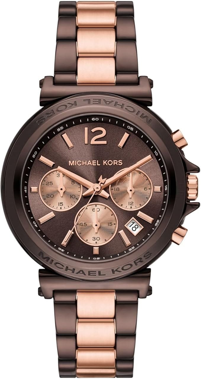 71W2a9za1YL._AC_SX679_ Michael Kors Maren Brown Watch MK7496 - Image 1