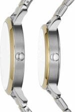 His and Her Lux Luther Three-Hand Two-Tone Stainless Steel Watch Gift Set - Image 3