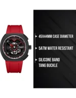 Lee Cooper Men's Analog Black Dial Watch - LC08245.658 - Image 2